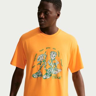 Nike Mens Nike Sportswear T-Shirt in Yellow | II3688-717