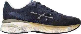 Premiata Navy Lichtgewicht Moerun Sneaker Madrid - Heren - Sneakers - Blauw - 45 EU - Leer - Schoenen