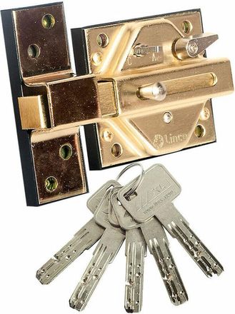 Lince 5019D20 - rinforzato serratura 7930R ottone 74 - Lince