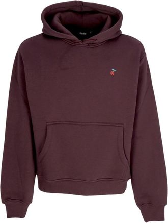 Dolly Noire Natuur Hoodie Paars Stof met Marsupium - Heren - Hoodies - Paars - S - Katoen - Hoodies & sweatvesten
