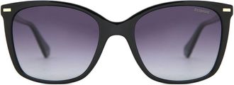 Polaroid PLD 4108/S Polarized 807/WJ Womens Sunglasses Black Size 55