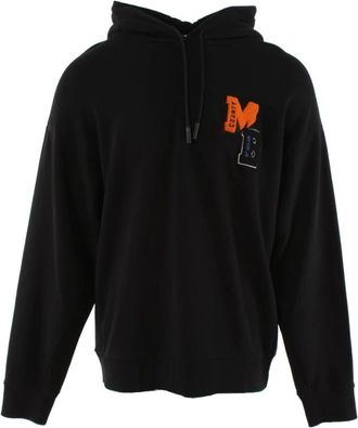 Marcelo Burlon Chop Over Hoodi - Heren - Hoodies - Zwart - S - Hoodies & sweatvesten