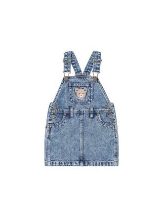 Huxbaby Dreamy Denim Pinafore in Denim Blue at Nordstrom, Size 6-12M Au