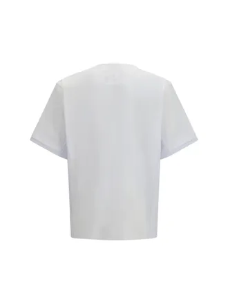 sacai Cotton Crew Neck T-Shirt - White