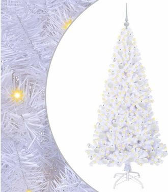 vidaXL &Aacute;rbol De Navidad Artificial Con 300 Led 180 Cm Pvc Y Acero Vidaxl