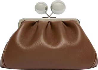 Max Mara Tassen, Dames, Bruin, ONE Size, Nylon, Pasticcino Bag Medium