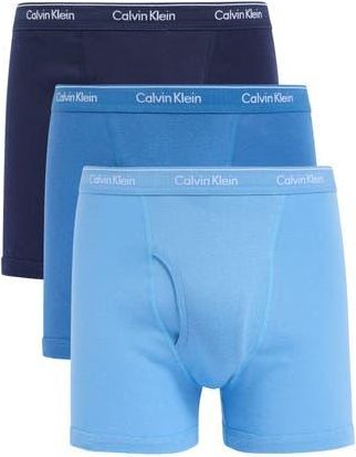 Calvin Klein Boxer Briefs - Pack of 3 in Peacoat/delft/silver Lake Blue at Nordstrom Rack, Size X-Large