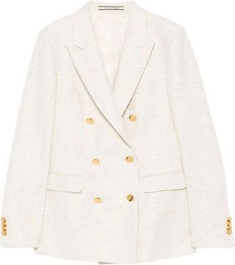 Tagliatore Parigi double-breasted blazer - White