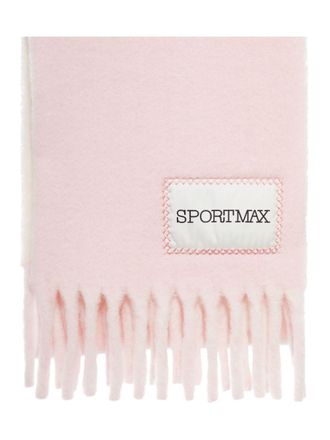 Sportmax Alpaca Blend Scarf - Pink