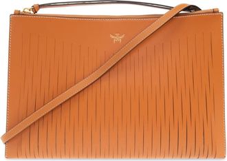 MCM Aren Crossbody - Dames - Schoudertassen - Bruin - ONE Size - Katoen - Tassen