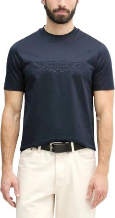 HUGO BOSS C-Taut 249 AM - Heren - T-shirts - Blauw - L - Katoen - Tops