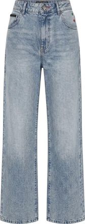 Philipp Plein Straight Fit Jeans Basic Women in Sky Wash at Nordstrom, Size 31