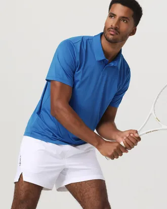 Vuori Clothing Short Sleeve Viewpoint Performance Polo 2.0 | Court Blue | Medium