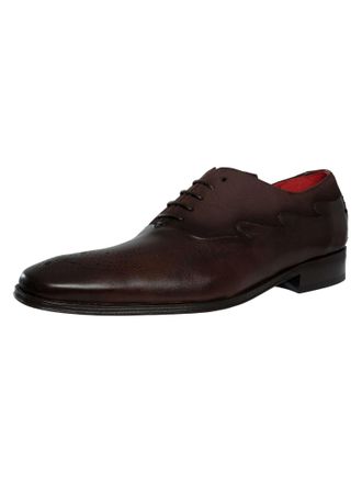 Jeffery West Tweekleurige Su&egrave;de Leren Oxfordschoenen, Zwart
