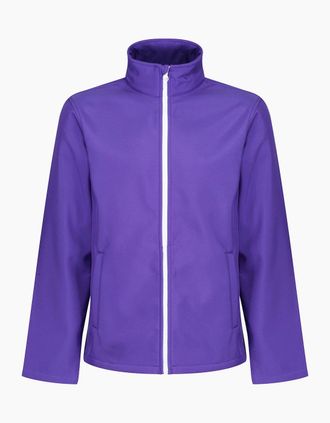 Regatta Mens Regatta Standout Mens Ablaze Printable Soft Shell Jacket - Purple - Size: 40/Regular