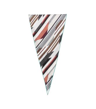 Missoni White Geometric Print Scarf