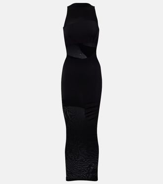Wolford Shade paneled midi dress
