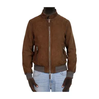 The Jack Leathers Heren, Jassen, Bruin, Maat: M Leer