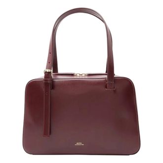 A.P.C. Handbags, female, Red, Size: ONE SIZE Virginie Box bag