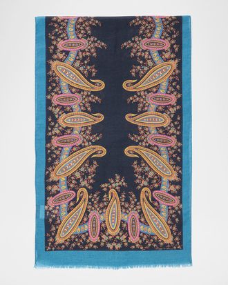スカーフ ETRO Woman Scarf Beige 1D0679105 8000 ETRO 並行輸入品 エトロ スカーフ シルク マルチカラー Scarf