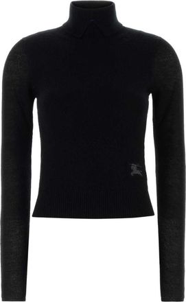 Burberry Black Wool Blend Sweater