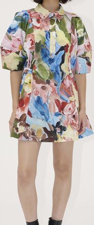 Stine Goya Damesjurk Stine Goya met gestructureerde mouwen in Multicolour