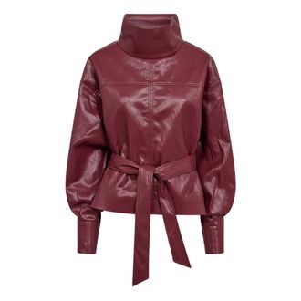 Co'Couture Blusa Gitt CC Cuello Funnel - Blouses & Shirts - Mujer - Rojo - S