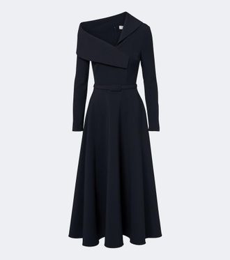 SAFiYAA Asymmetric cr&ecirc;pe cocktail dress