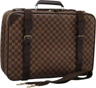 Louis Vuitton Pre-owned Weekend Bags, female, Brown, Size: ONE SIZE Pre-owned Trunk Weekend Bag