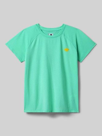 Rabbit Womens Ice Perforated Short Sleeve Tee In Opal/mint Green