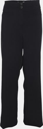 Marina Rinaldi Voyage By Marina Rinaldi Navy Blue Nylon Trousers
