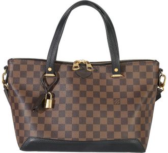 Louis Vuitton Brown Canvas Damier Ebene Hyde Park (Authentic Pre-Loved)