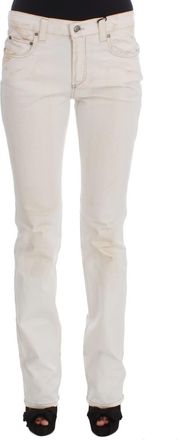 Costume National Cotton Slim Fit Bootcut Womens Jeans