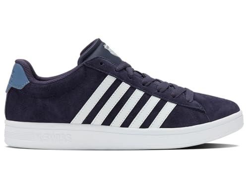 Baskets Basses K-Swiss Homme - Taille 42 - Simili Cuir Multicolore Rayures Sportives - Occasion Très Bon état
