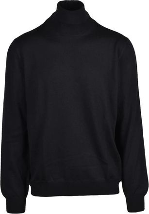 Gran Sasso Truien & Vesten, Heren, Zwart, 3Xl, Wol, Ciclista Turtleneck