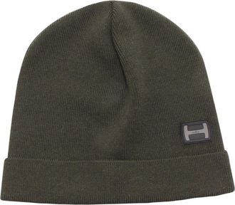 Hogan Beanie Muts - Heren - Hoeden - Groen - ONE Size - Accessoires