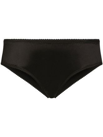 Dolce & Gabbana Slip vita media - Nero