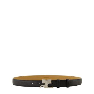 Courr&egrave;ges Belts, male, Black, Size: 95 CM AC Buckle Belt