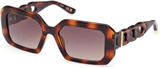 Guess Stijlvol Model Gu 00110 - unisex - Zonnebrillen - Bruin - 54 MM - Accessoires