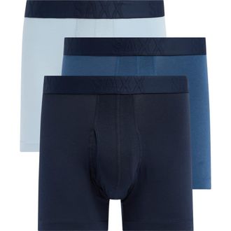 Saxx Assorted 3-Pack Undercover Boxer Briefs in Blue Fog/Dark Denim/Dark Ink at Nordstrom Rack, Size Xx-Large