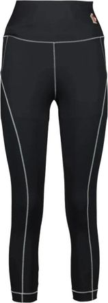 Moncler Logo Leggings - Dames - Leggings - Zwart - S - Nylon - Broeken