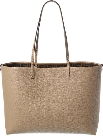 Fendi Fendi Roll Medium Leather Tote