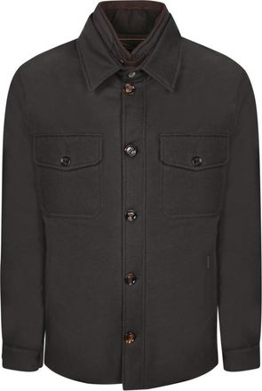 Tagliatore Virgin Wool Jacket - Heren - Zomerjassen - Bruin - L - Wol - Jassen