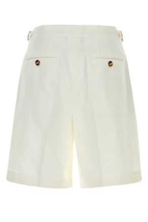 Brunello Cucinelli Mh253u0040 C1900 Exterior: Cotton Linen Bermuda Short