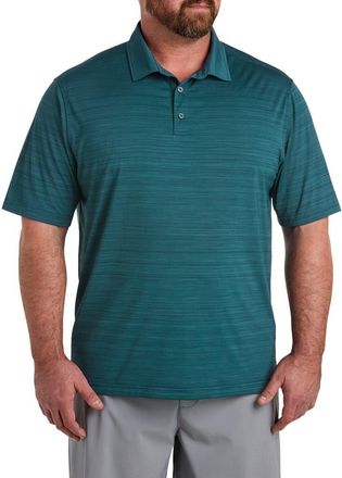 Reebok Big & Tall Performance Space-Dyed Polo Shirt in Retro Teal at Nordstrom, Size Xx-Large