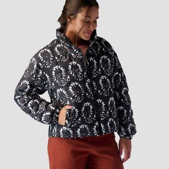 Stoic Printed Quilted Puffer - Womens in Midnight Navy Nordic Print at Nordstrom, Size X-Large