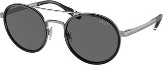 Polo Ralph Lauren PH3150 921687 Mens Sunglasses Black Size 53