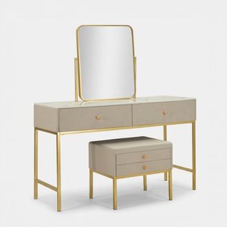 Les Tendances Toeletta Con Specchio E Sgabello Contenitore Luxury