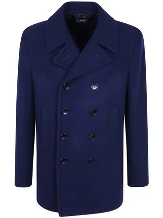 Tom Ford Coat Soft Felt Peacoat