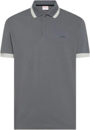 Sun 68 Polo Shirt - Heren - Polos - Grijs - M - Katoen - Tops
